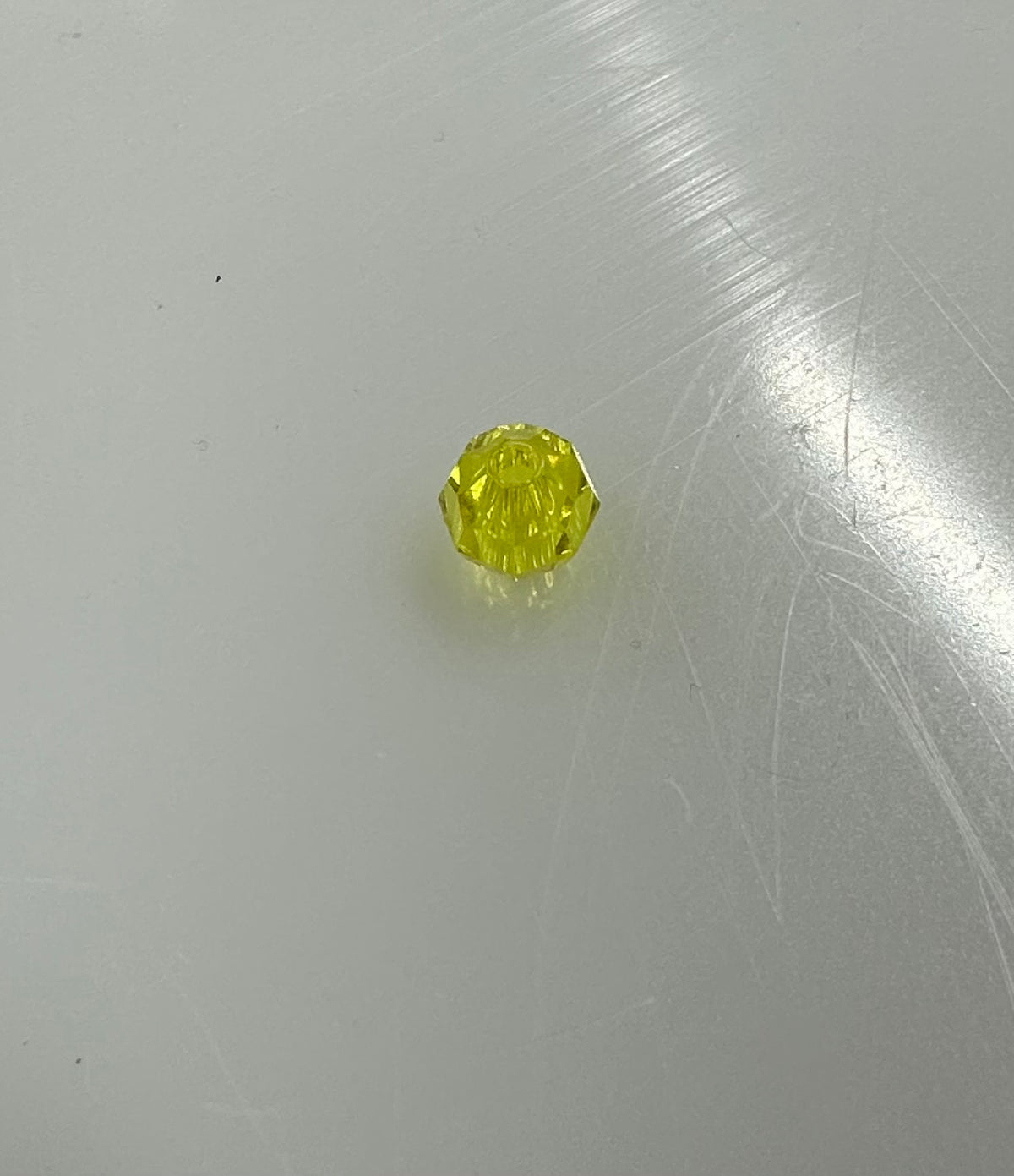 Yellow Transparent Faceted 8mm Beads