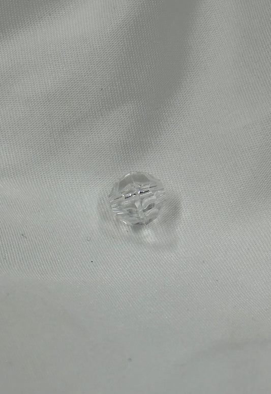 Crystal Transparent Faceted 8mm Beads