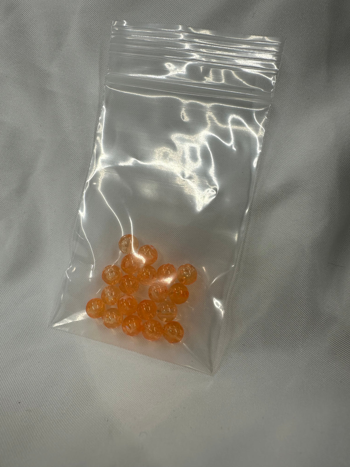 Orange Transparent 6mm Beads