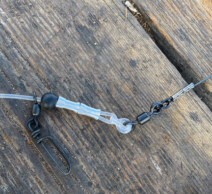 "The Basics" - LBSF Shark Fishing Float Rig Kit (Kayak Deployed)  - 40' 600lb Mono and 12' 800lb Cable