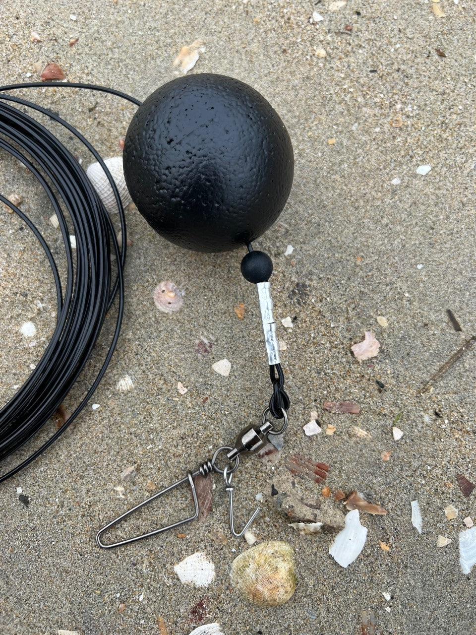 Drone Shark Fishing LBSF Float Rig  - 40' 600lb Mono and 3' 800lb Cable