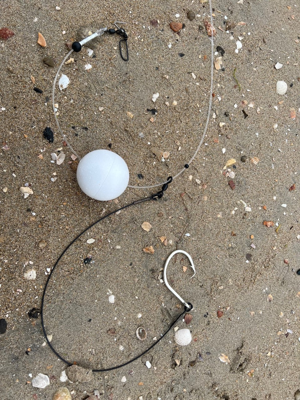 "The Basics" - Drone Shark Fishing LBSF Float Rig  - 30' 600lb Mono and 3' 600lb Cable
