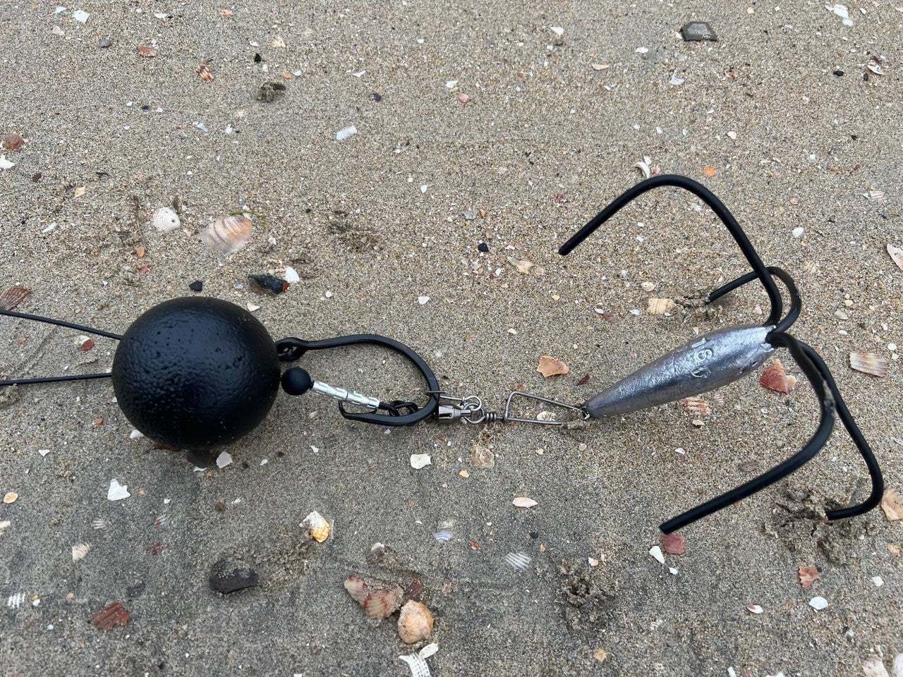 Drone Shark Fishing LBSF Float Rig  - 40' 600lb Mono and 3' 800lb Cable